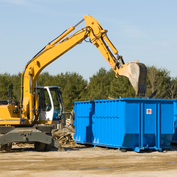 are there any restrictions on where a residential dumpster can be placed in Jay PA